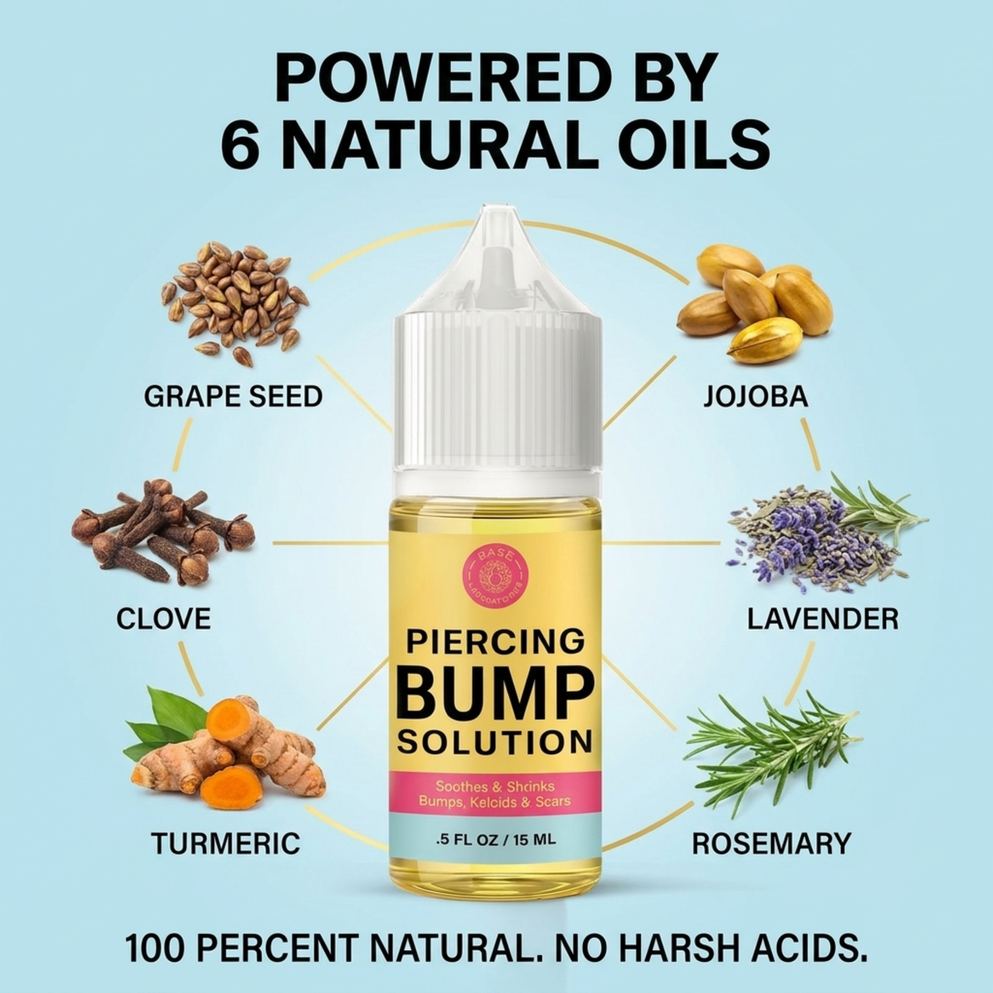 Bumpless Piercing Bump Oil