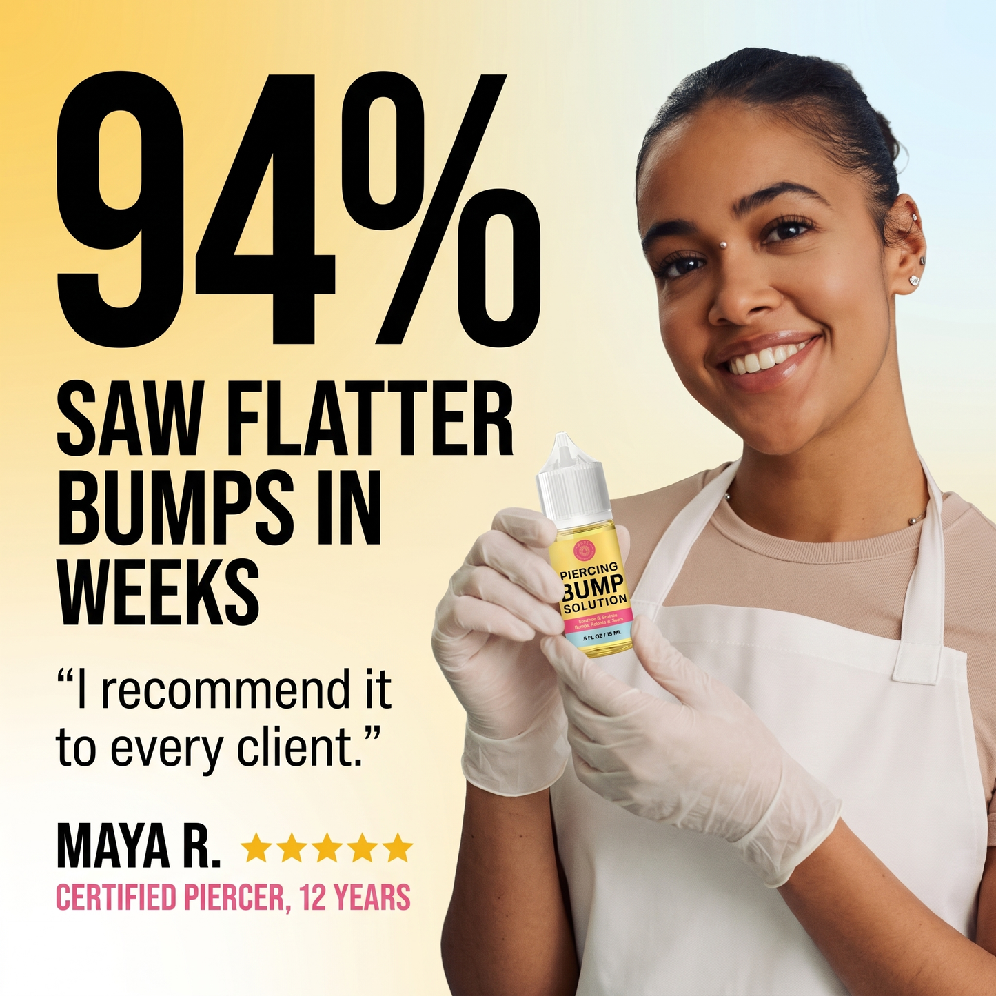 Bumpless Piercing Bump Oil